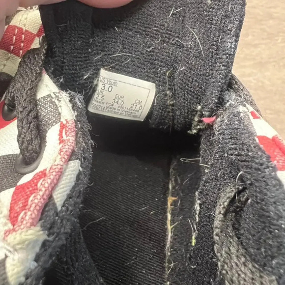 Vans Seldan Checkerboard Kids'‎ Sneakers Size 3 Multicolor Casual - Picture 5 of 5